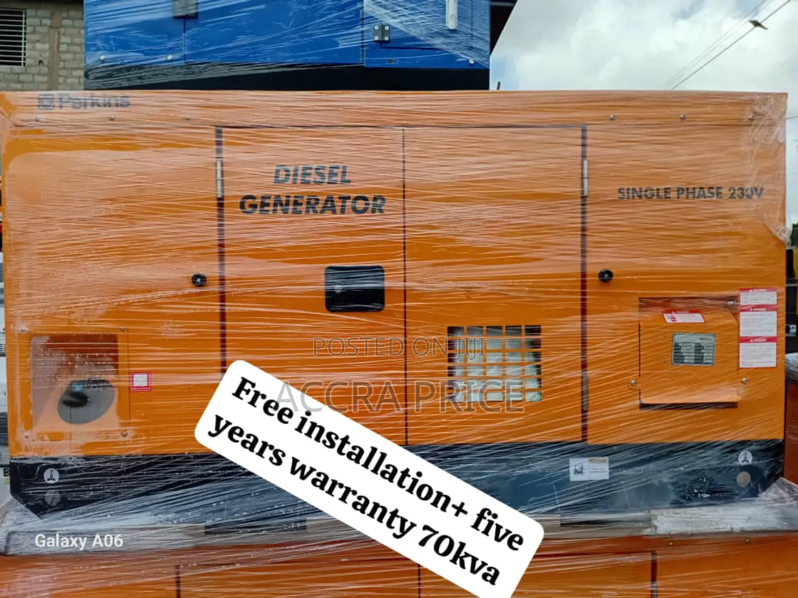 Worldbest Perkins Power 70kva Perkins Diesel Generator