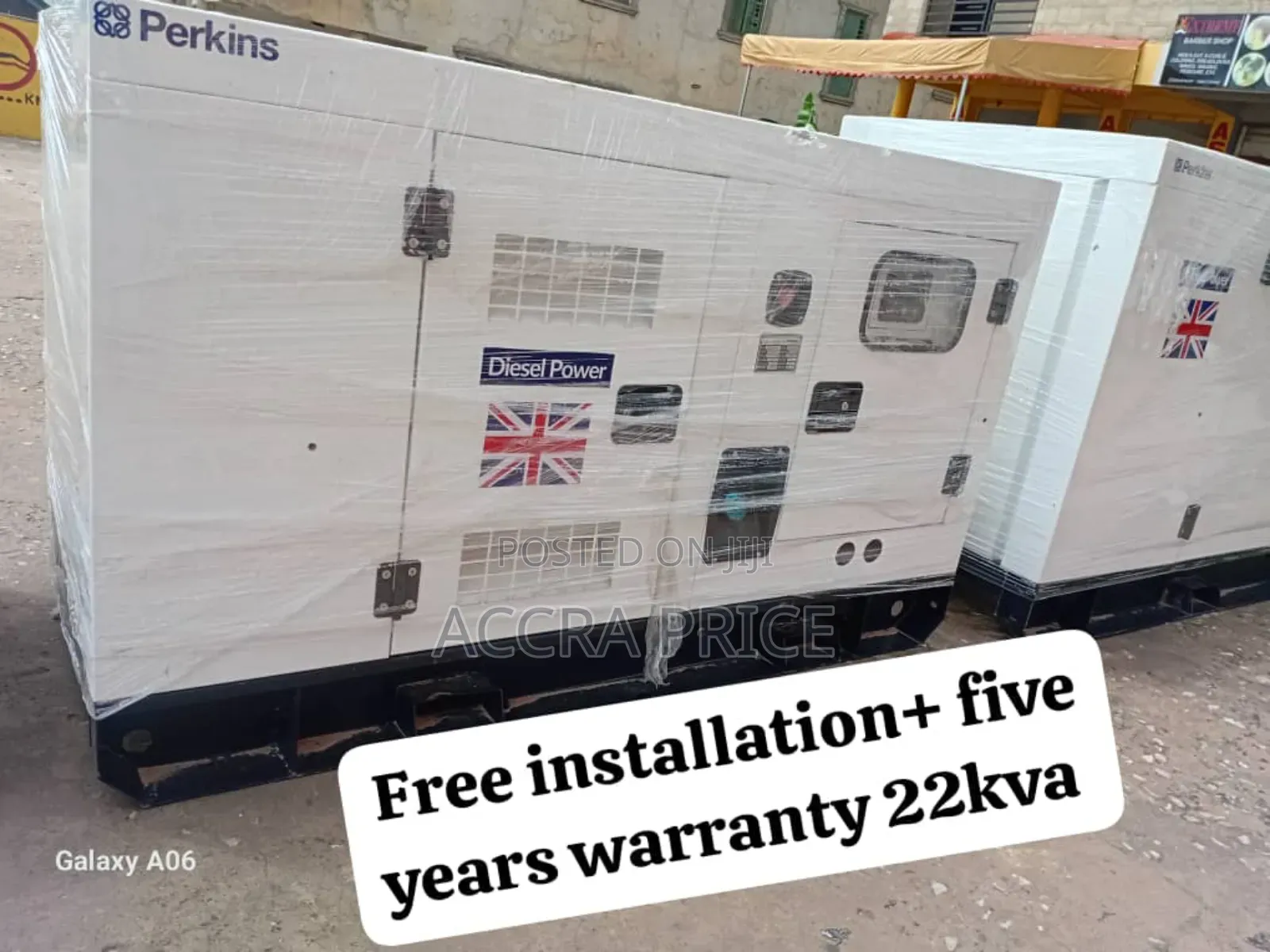 Worldbest Perkins Power 22kva Perkins Diesel Generator