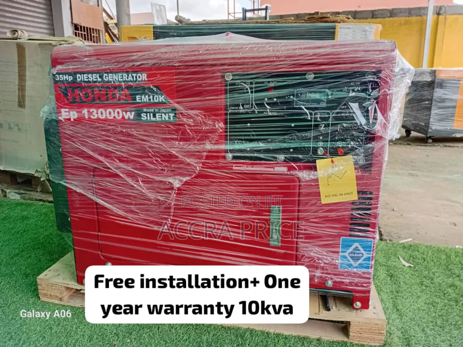 Service Support on Diesel Engine Honda 10kva Generator