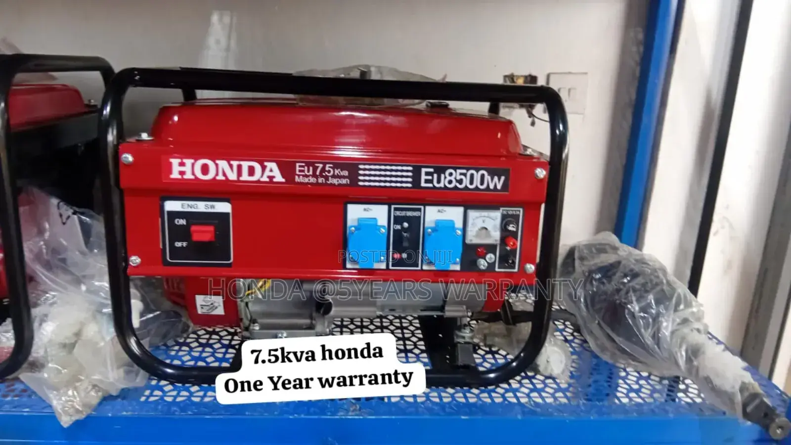 Always Ready Honda Generator 7.5kva 8500wax Petrol Honda