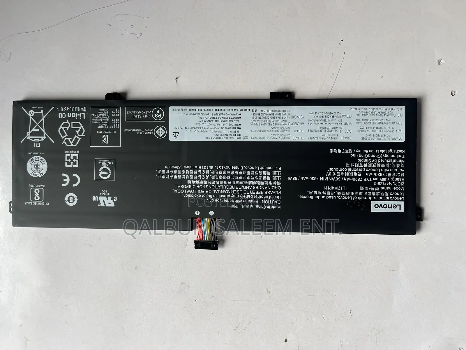 Lenovo L17m4ph1 Battery For Yoga 7pro Pro-13ikb C930 C930-13