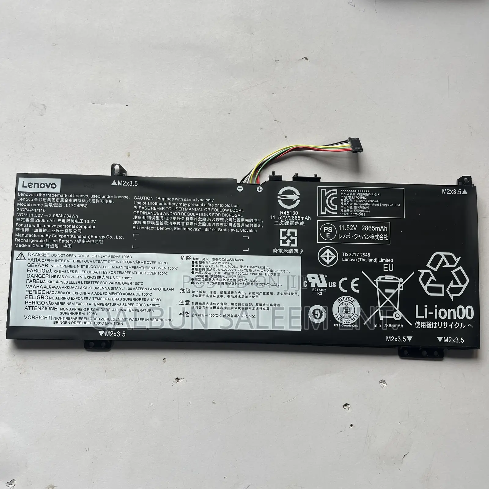 Lenovo L17c4pb2 For Flex 6-14ikb 14arr Ideapad 530s-14arr