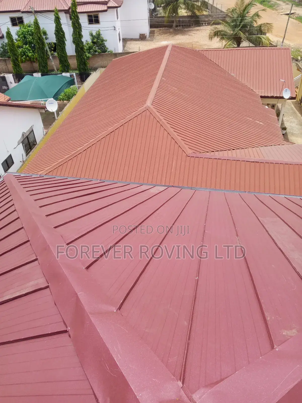 Longspan Modern Selflock Roofing Completed at Botwe- Omanjo