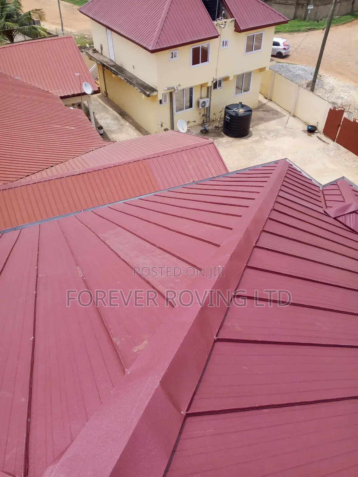 Longspan Modern Selflock Roofing Completed at Botwe- Omanjo
