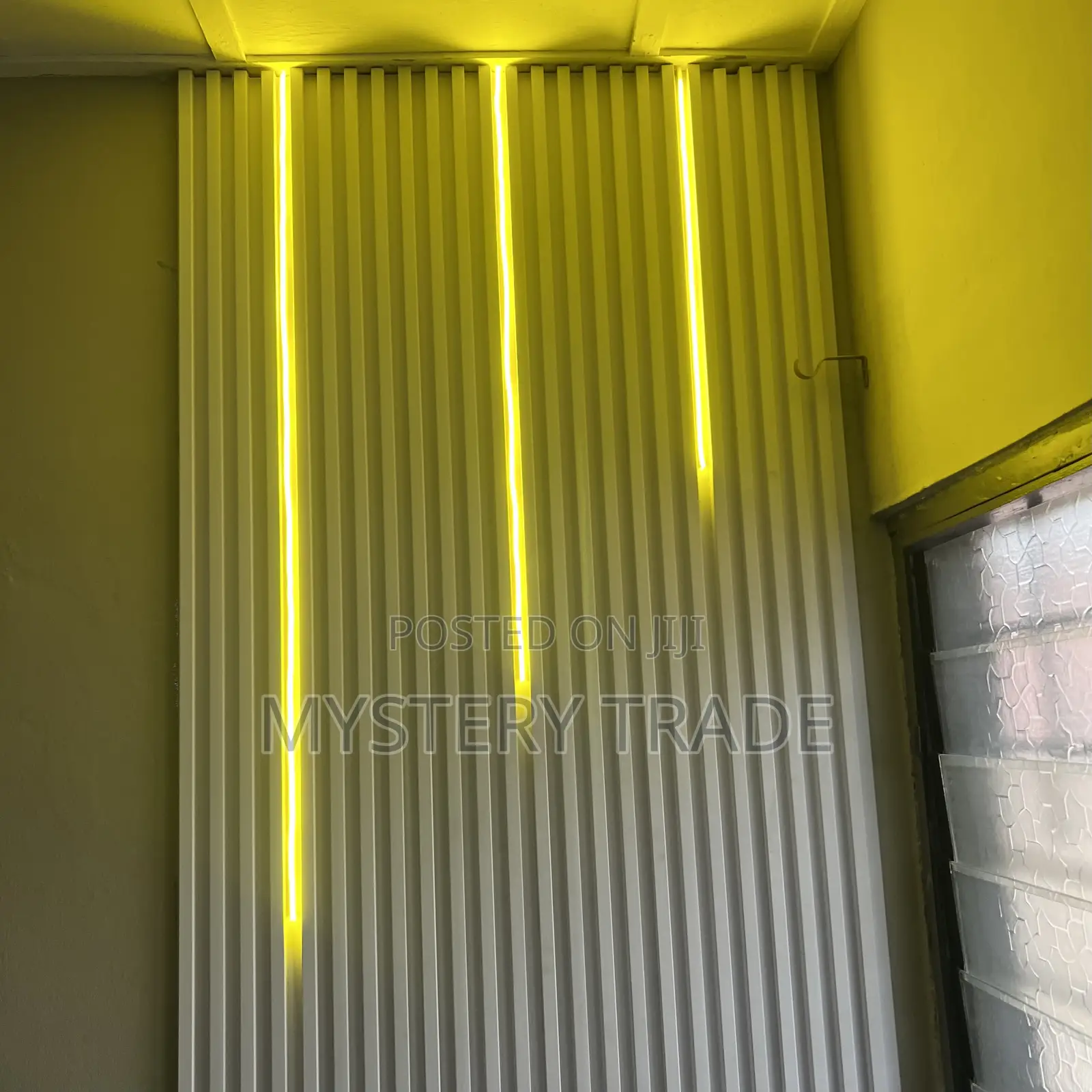 Neon Led Light in Wall Panels