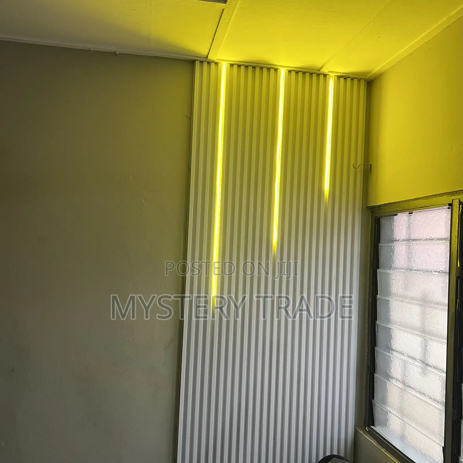Neon Led Light in Wall Panels
