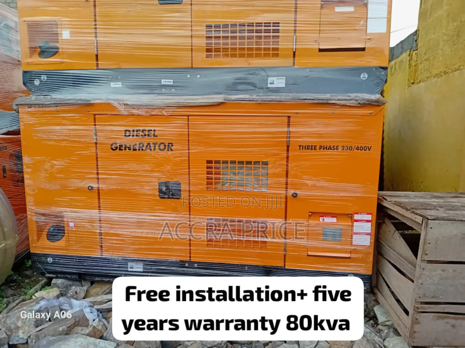 Free Installation on Diesel Generator 80kva Perkins Uk