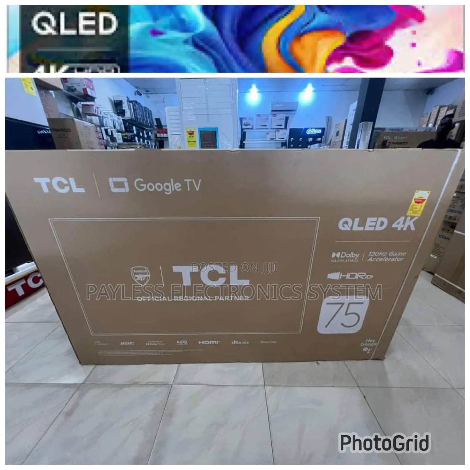 TCL 75 Inches Qled Androids Google Televisions