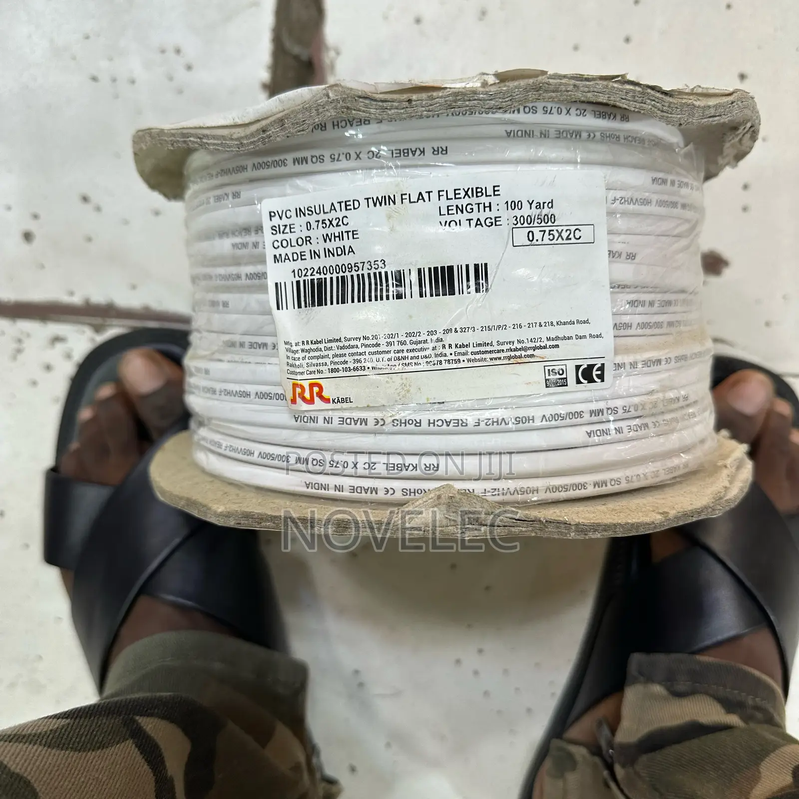 Rr 0.75 X 2 Twin Flat Flexible Cable