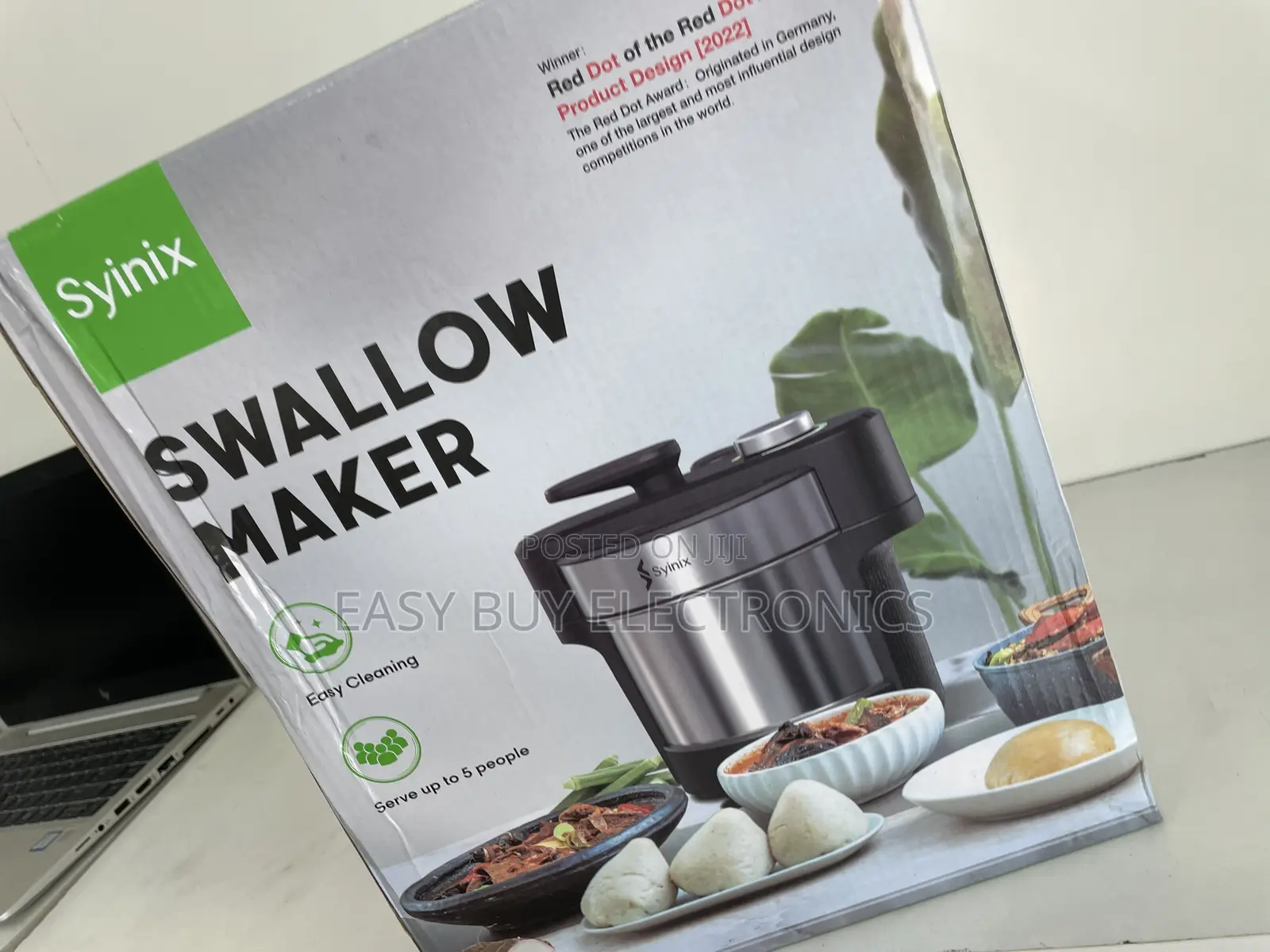 Gobbled Fufu,Yam,Banku Swallow Maker 6l