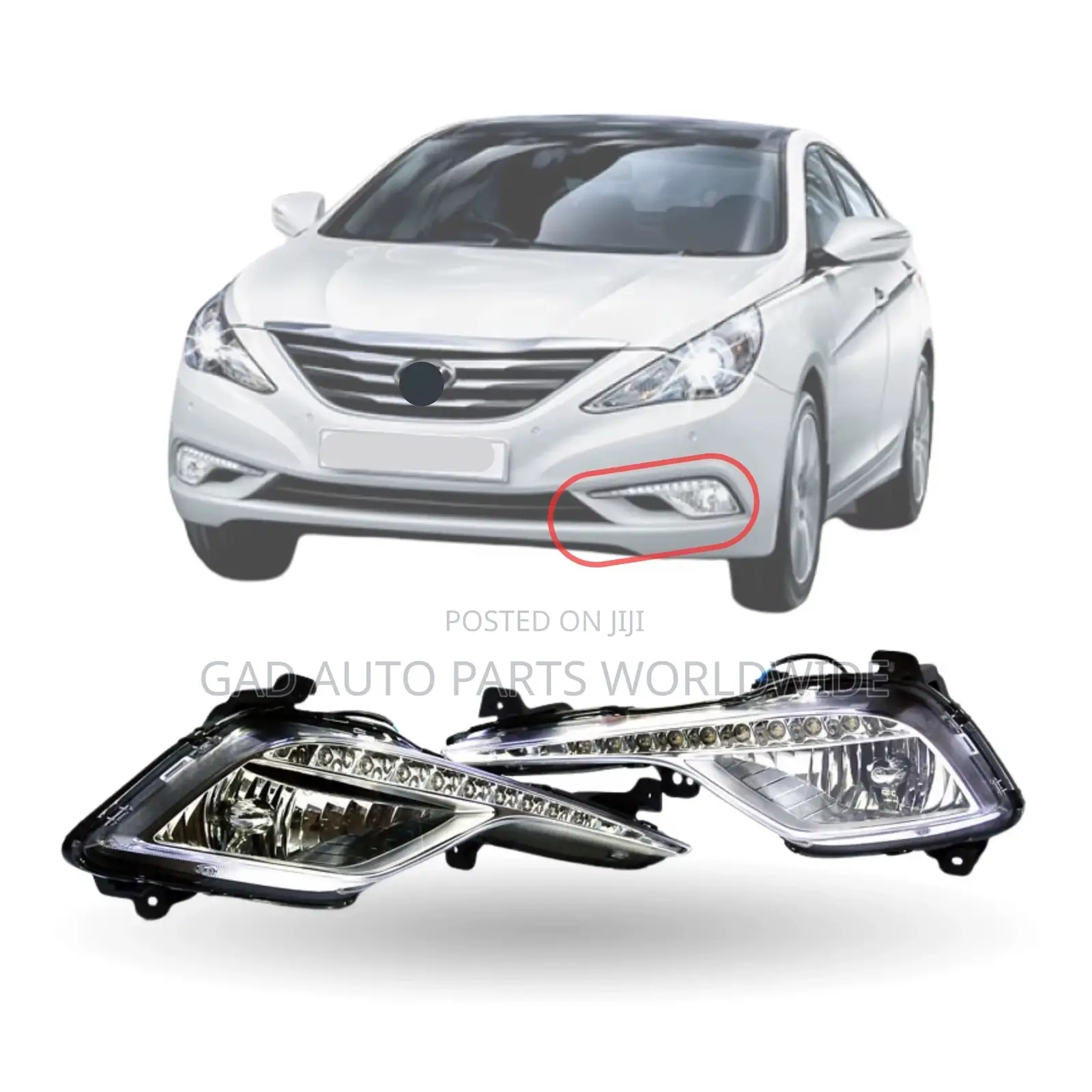 Hyundai Sonata Daytime Led DRL Foglight 2011-2014