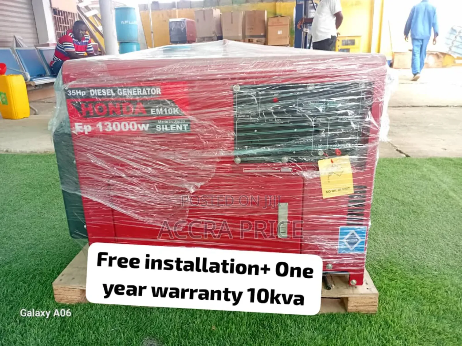 Free Installation of Generator 10kva Diesel Honda Japan Made