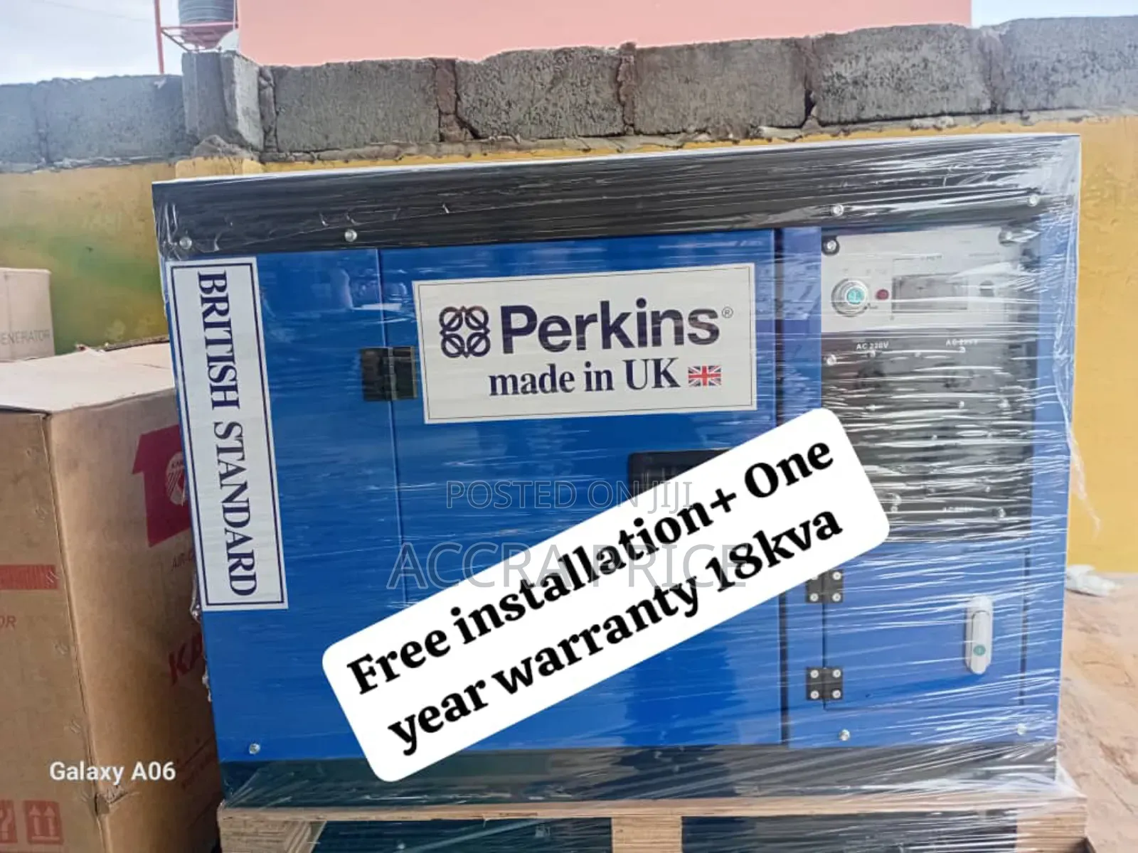 Free Installation of Generator 18kva Diesel Perkins Uk Made