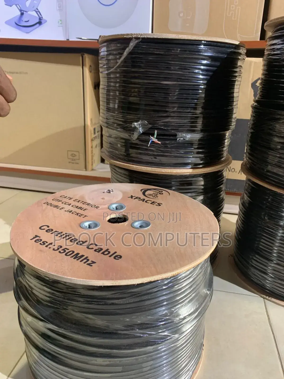 Xp Cat6 SFTP Shielded Double Jacket Outdoor 305m Lan Cable