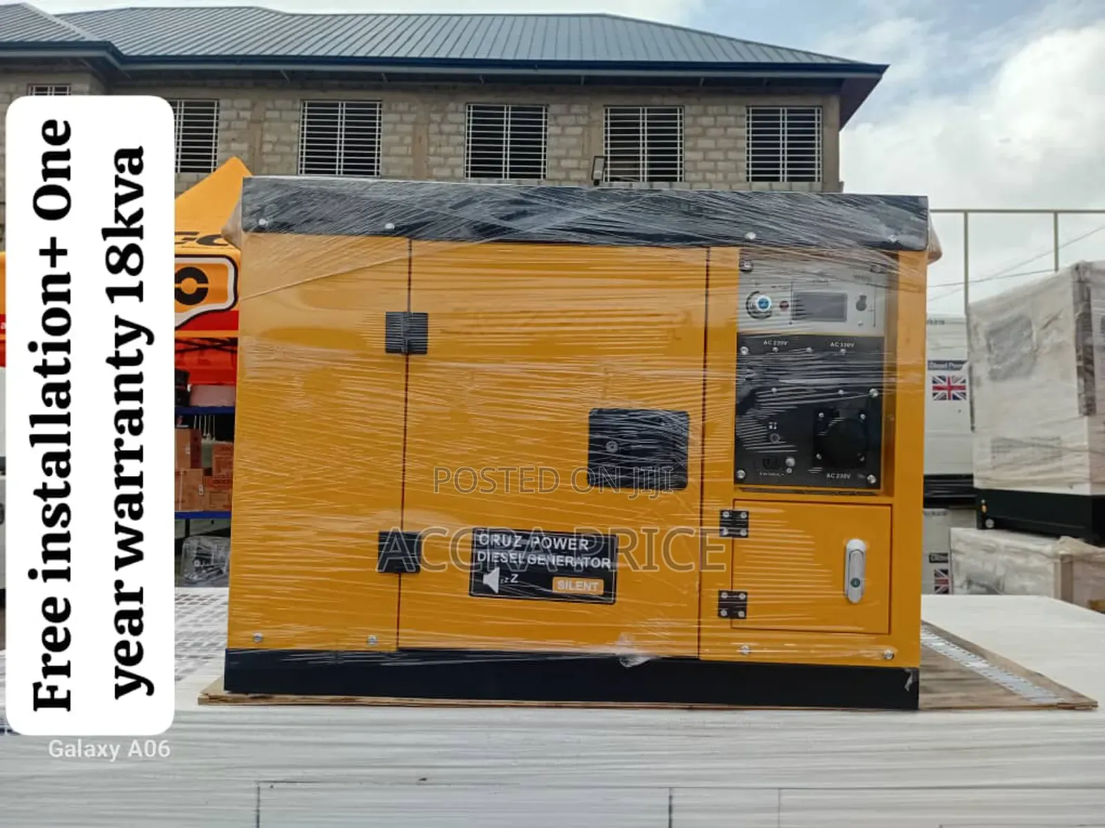 No Complaints Cruz Power Diesel Generator Rated 18kva 18kw