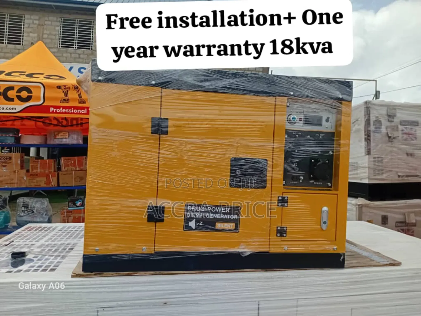 Power All Day Genset 18kva Cruz Power Diesel Bearable Noise
