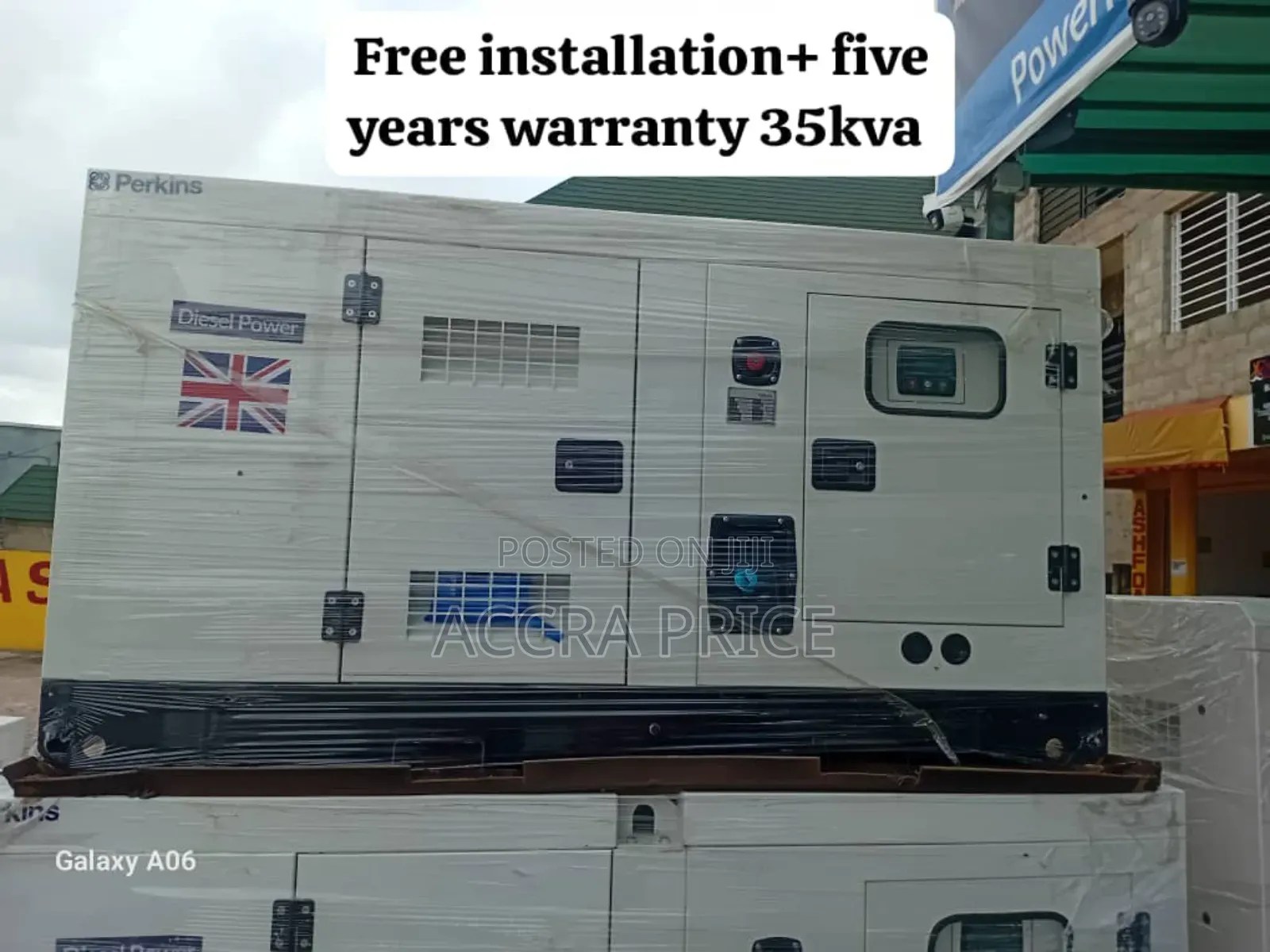 Pinnacle Power Machines 35kva Perkins Diesel Genset 30kw