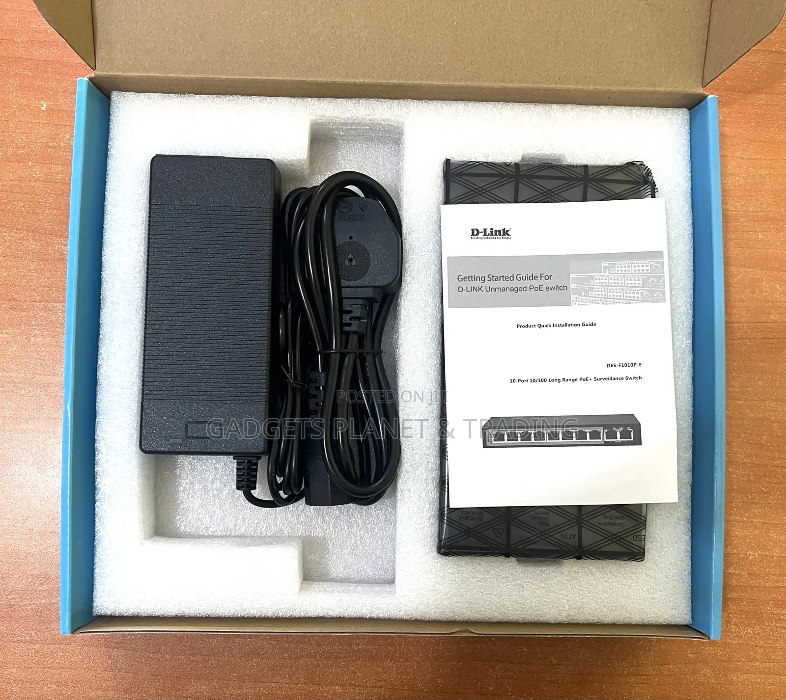 D-Link 10-Port 10/100 Long Range Poe+ Switch Des-F1010p-E