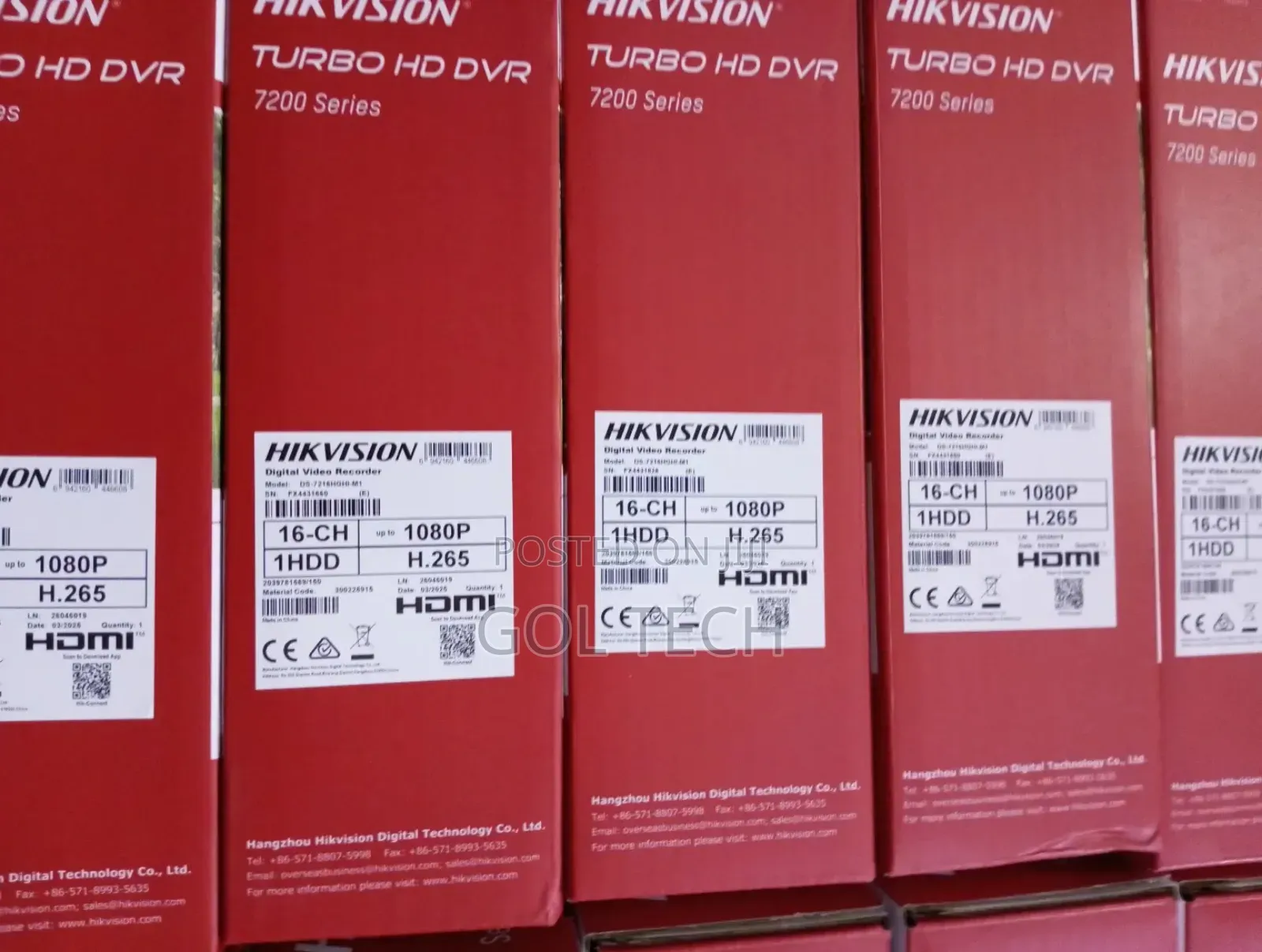 Hikvision Dvr 2mp 16ch Ds-7216hghi-m1