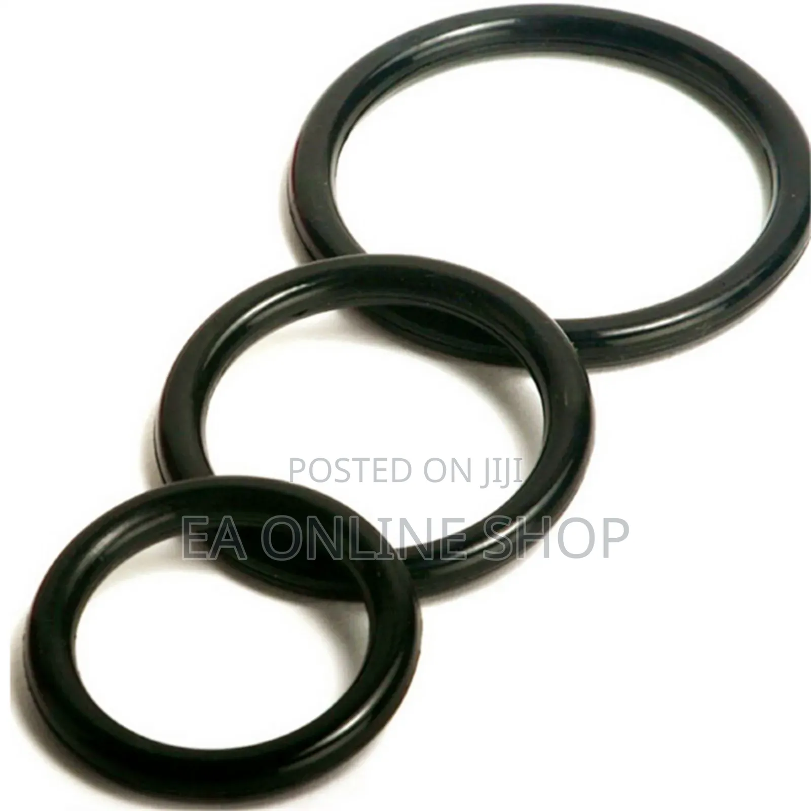 3pieces Set Different Sizes Silicone Dick Penis Ring for Men
