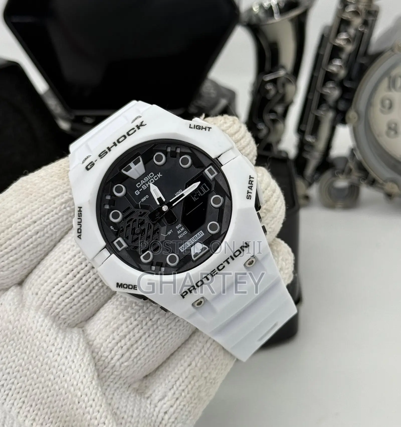 Stylish Colorful Analog Digital Gshock Watch 4 Colors