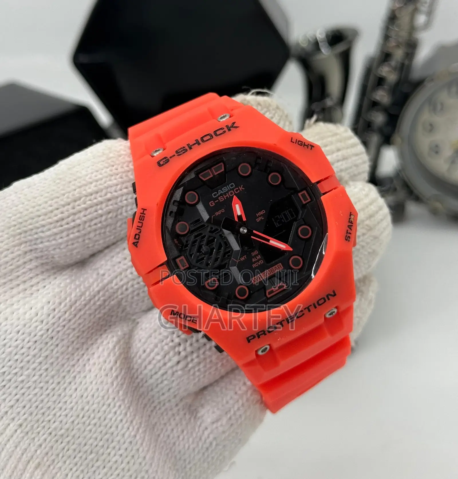 Stylish Colorful Analog Digital Gshock Watch 4 Colors