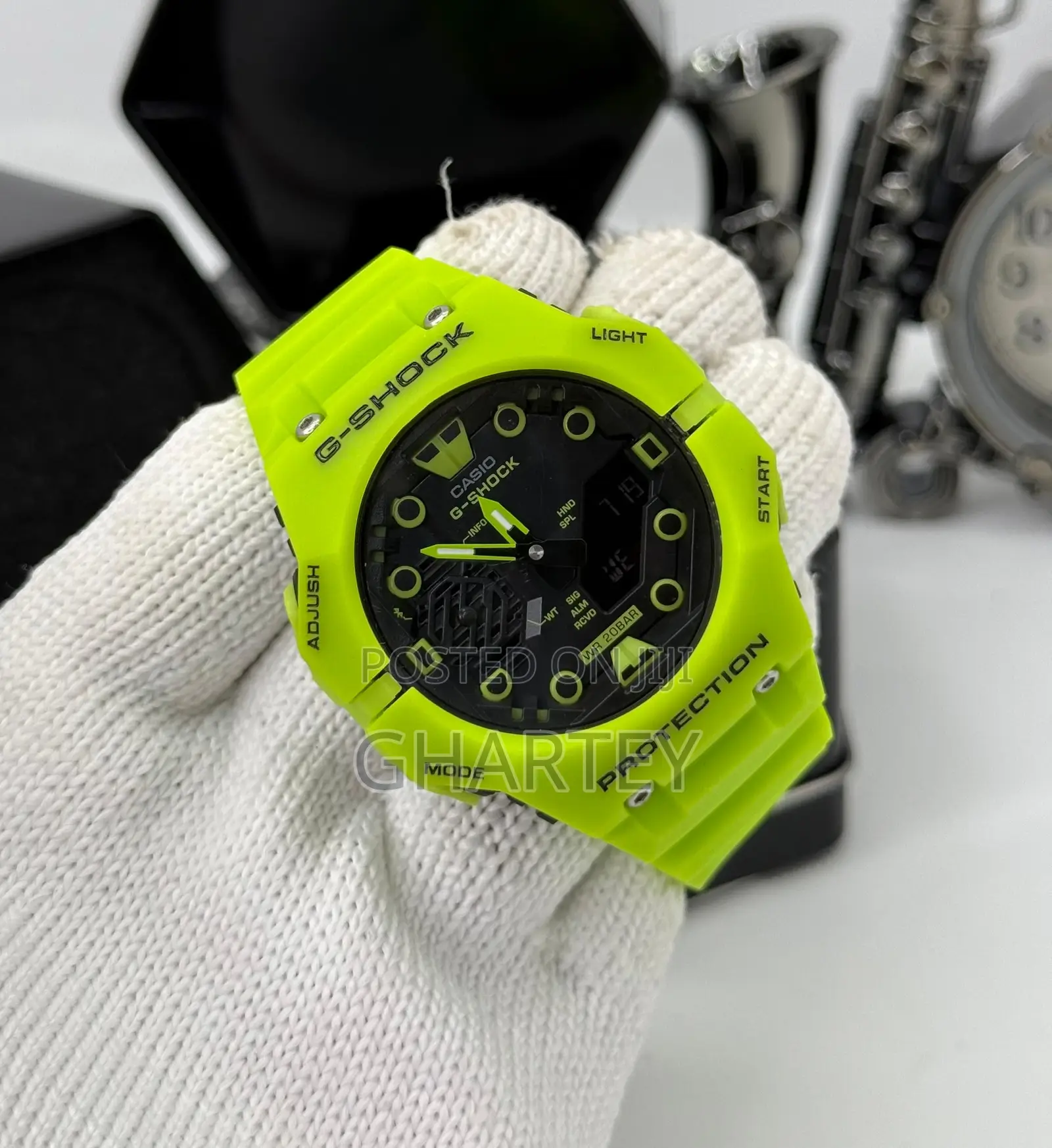 Stylish Colorful Analog Digital Gshock Watch 4 Colors