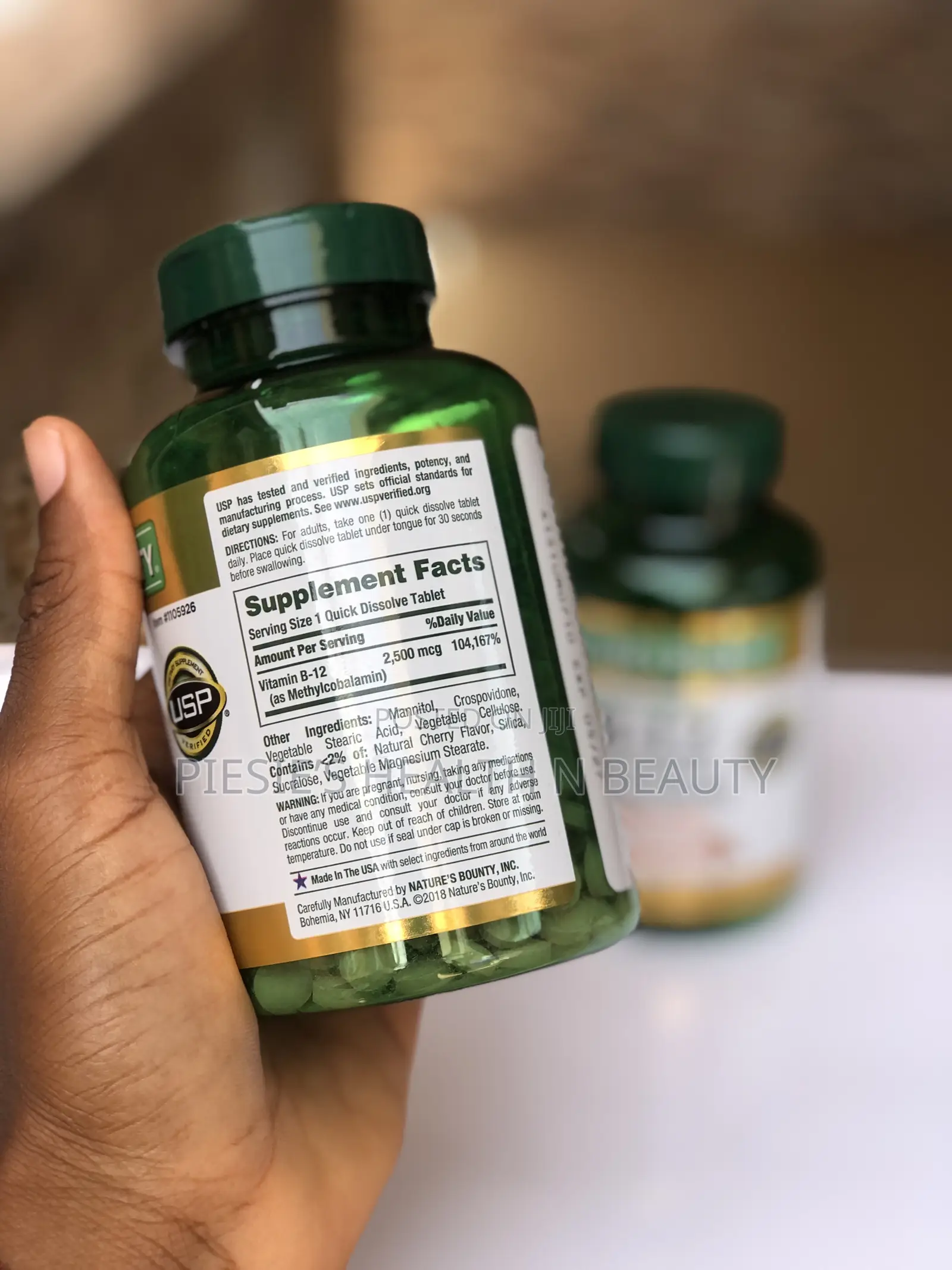 Nature’S Bounty B-12 Quick Dissolve 300 Tablets