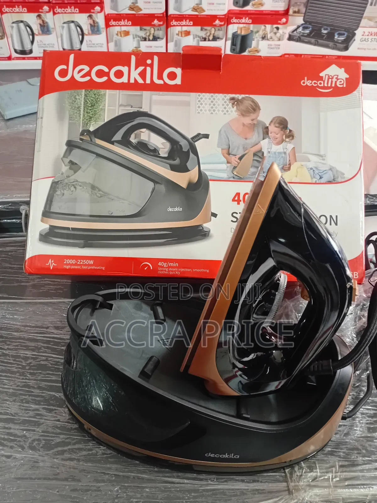 Fast Preheating 40g/Min Decakila Steam Steam