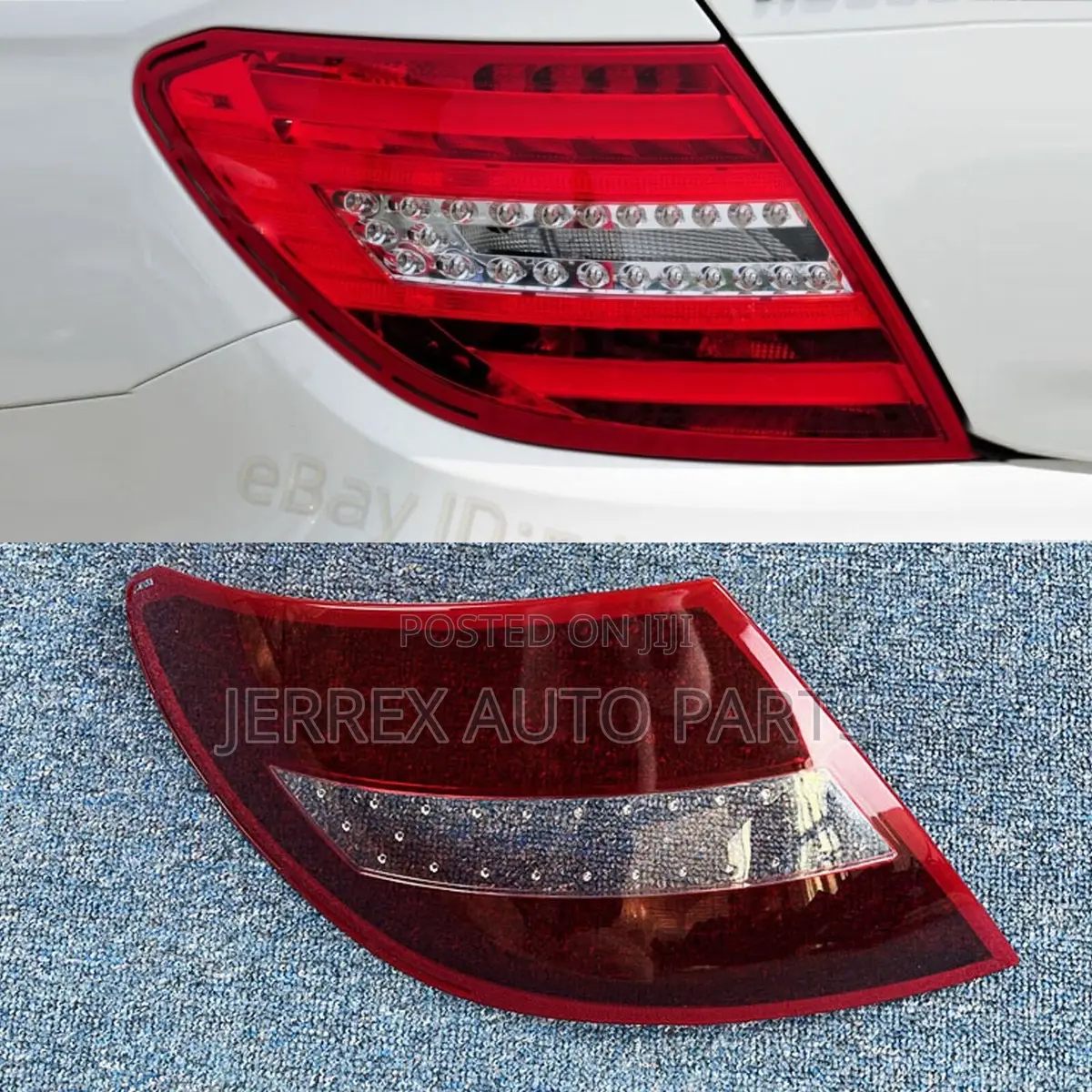 Mercedes Benz W204 Taillight Face Cover 2008-2014