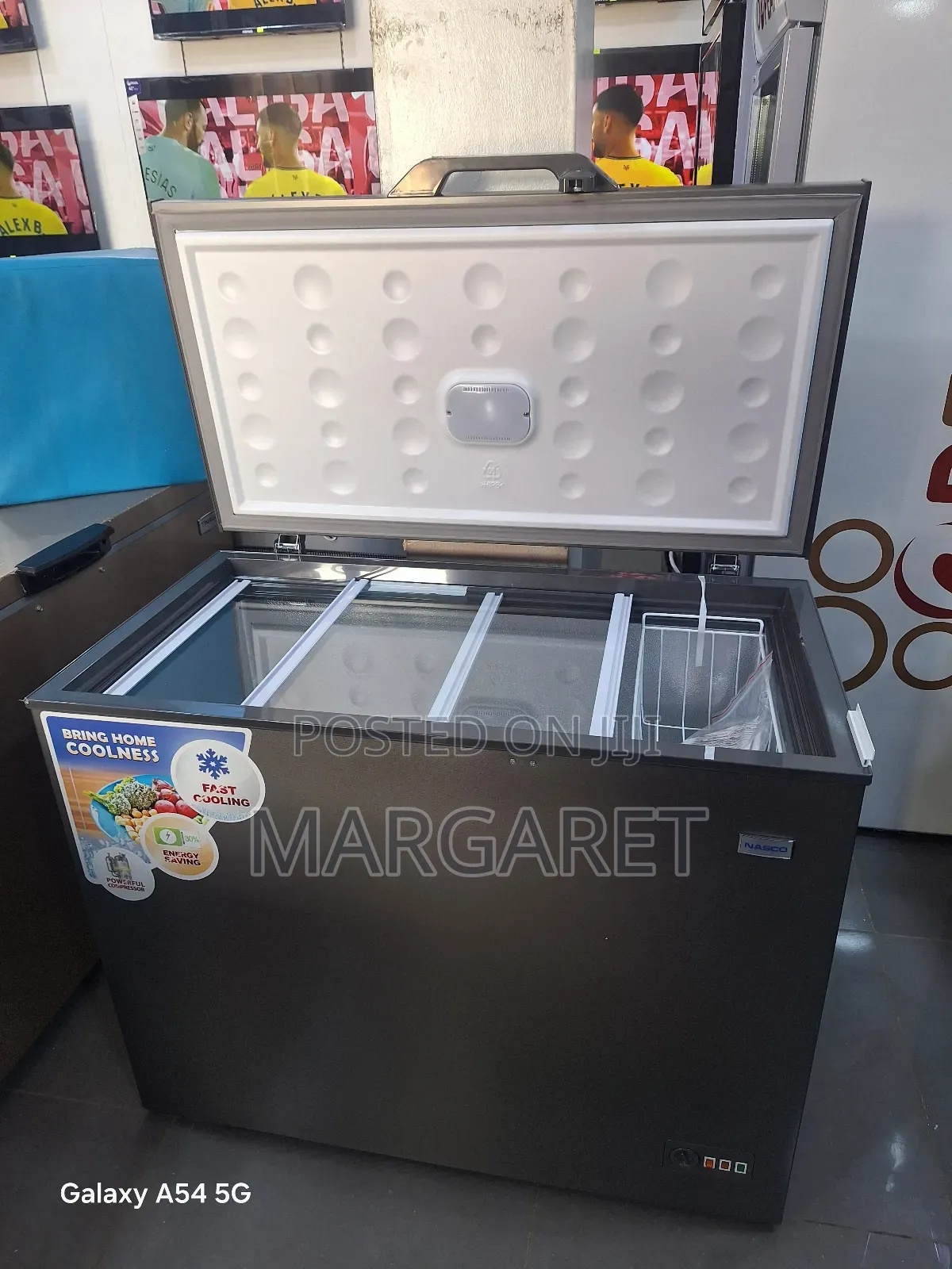 Energy Saver Gray Color Chest Freezer Nasco