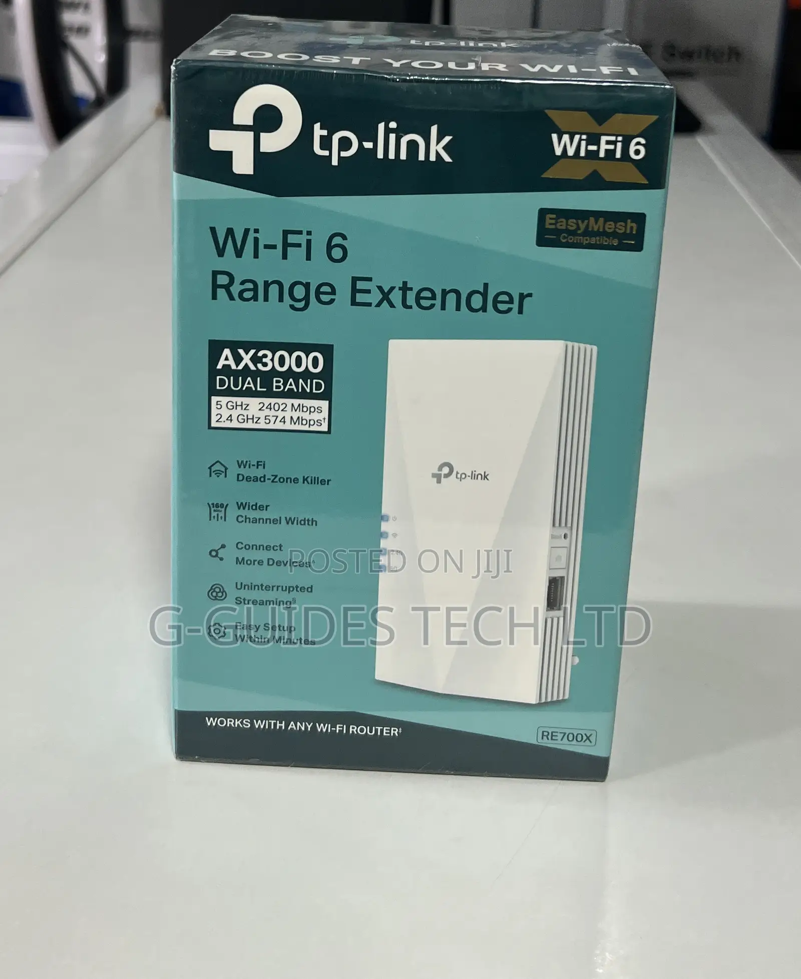 Tp-Link Ax3000 Wi-Fi 6 Range Extender Re700x