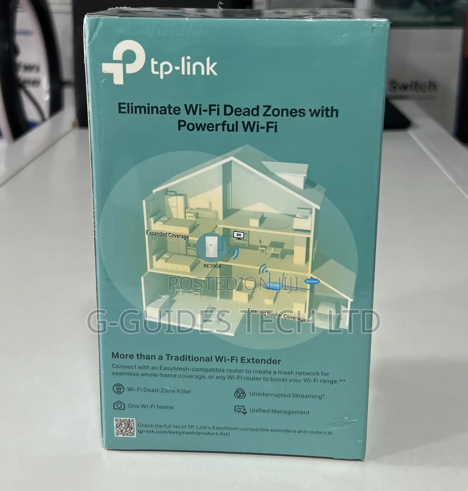 Tp-Link Ax3000 Wi-Fi 6 Range Extender Re700x