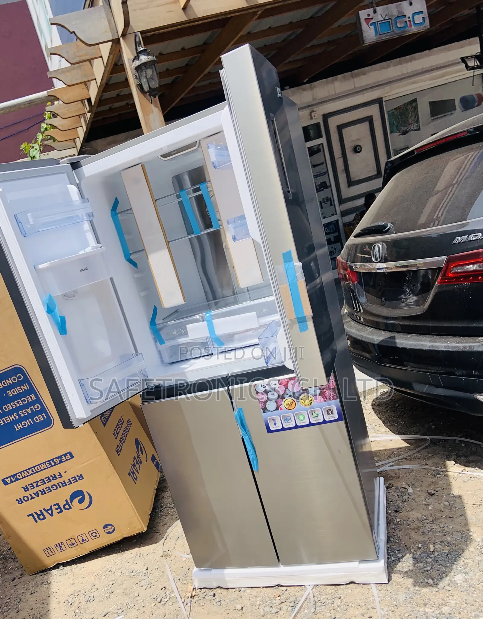 Grab Quality Pf-613md Sidebyside 4 Doors Pearl Fridge