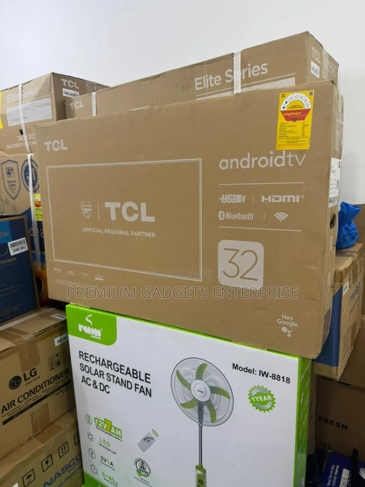 Metallic Bezel-less 32" Smart Fhd Android Television