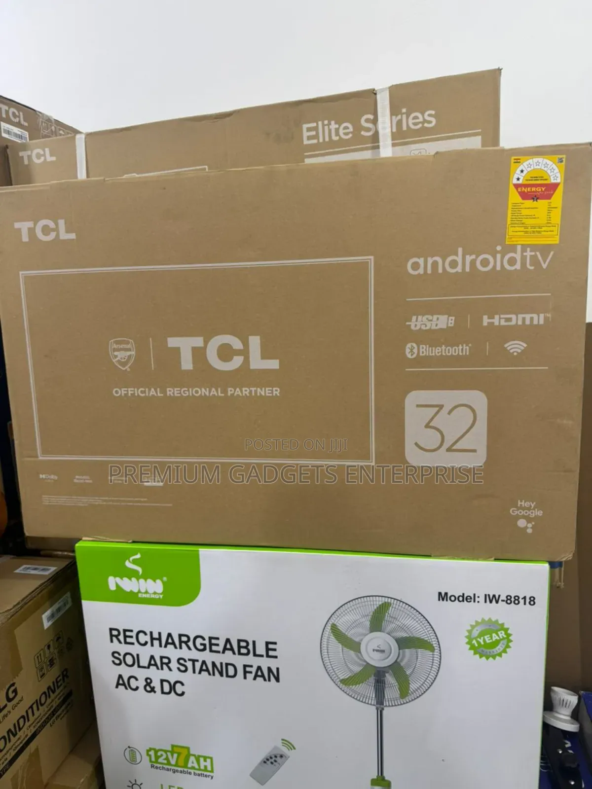 Metallic Bezel-less 32" Smart Fhd Android Television