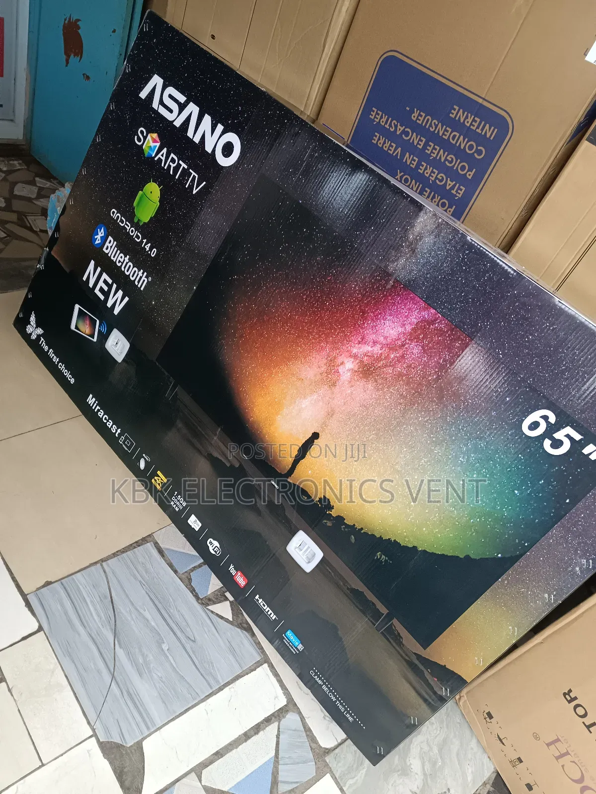 Asano 65" Smart Uhd 4k- Android Satellite Led Tv
