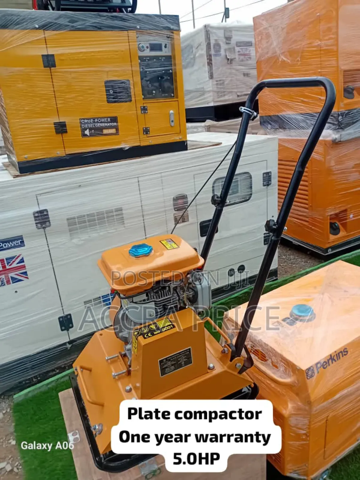Ecoolmax 5hp Ey20 Gasoline Plate Compactor 5hp
