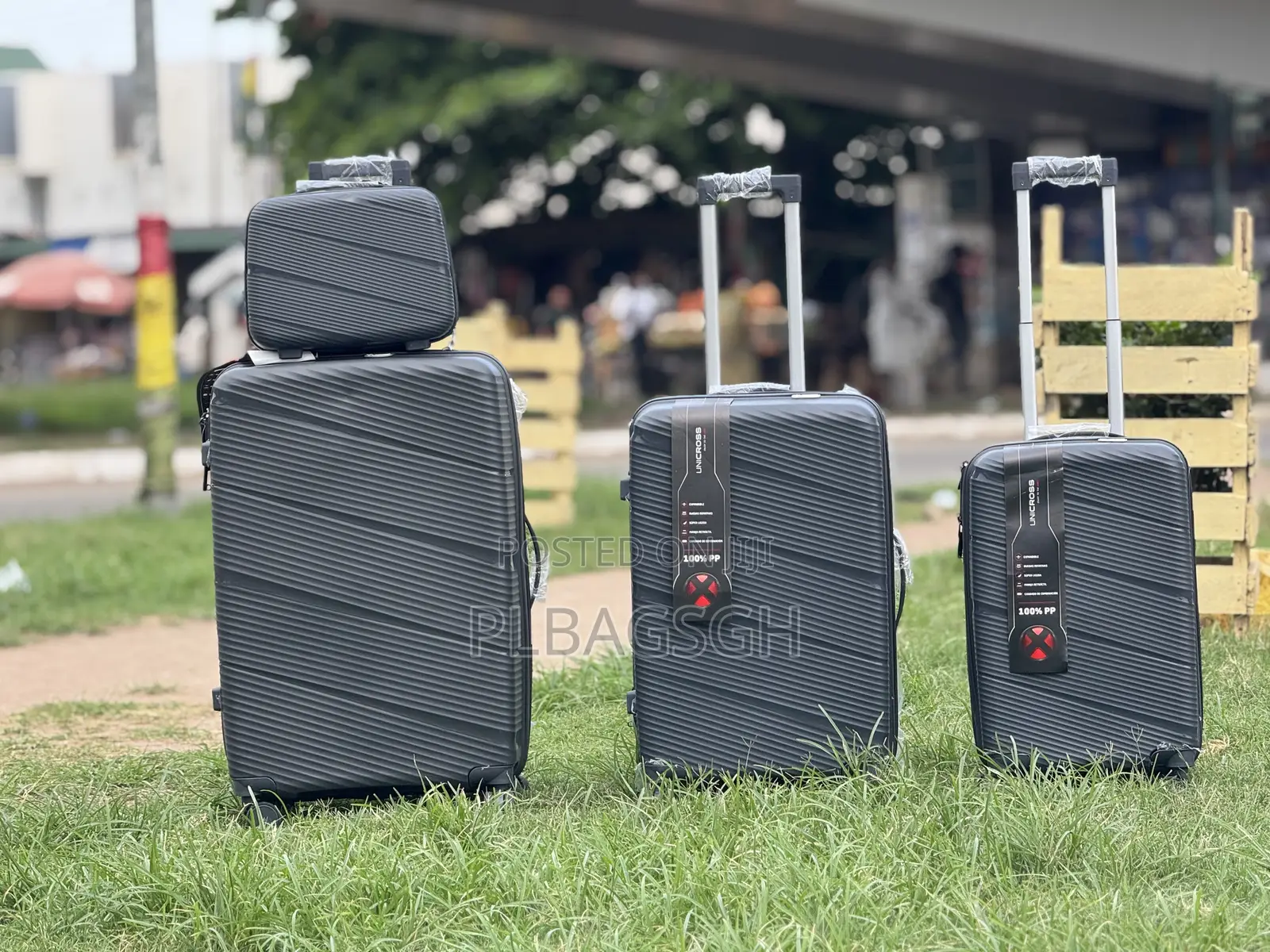 Gray Color Unicross Four in One Bags