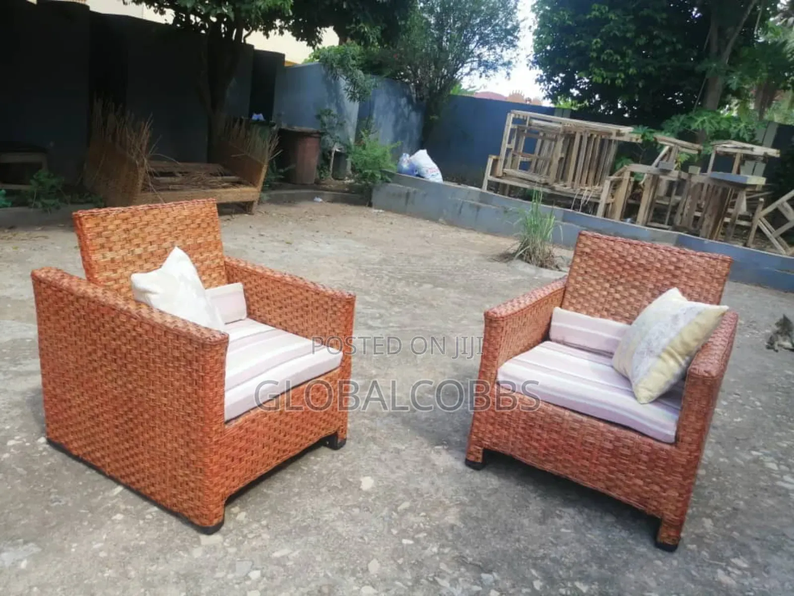 Rattan Set Chairs