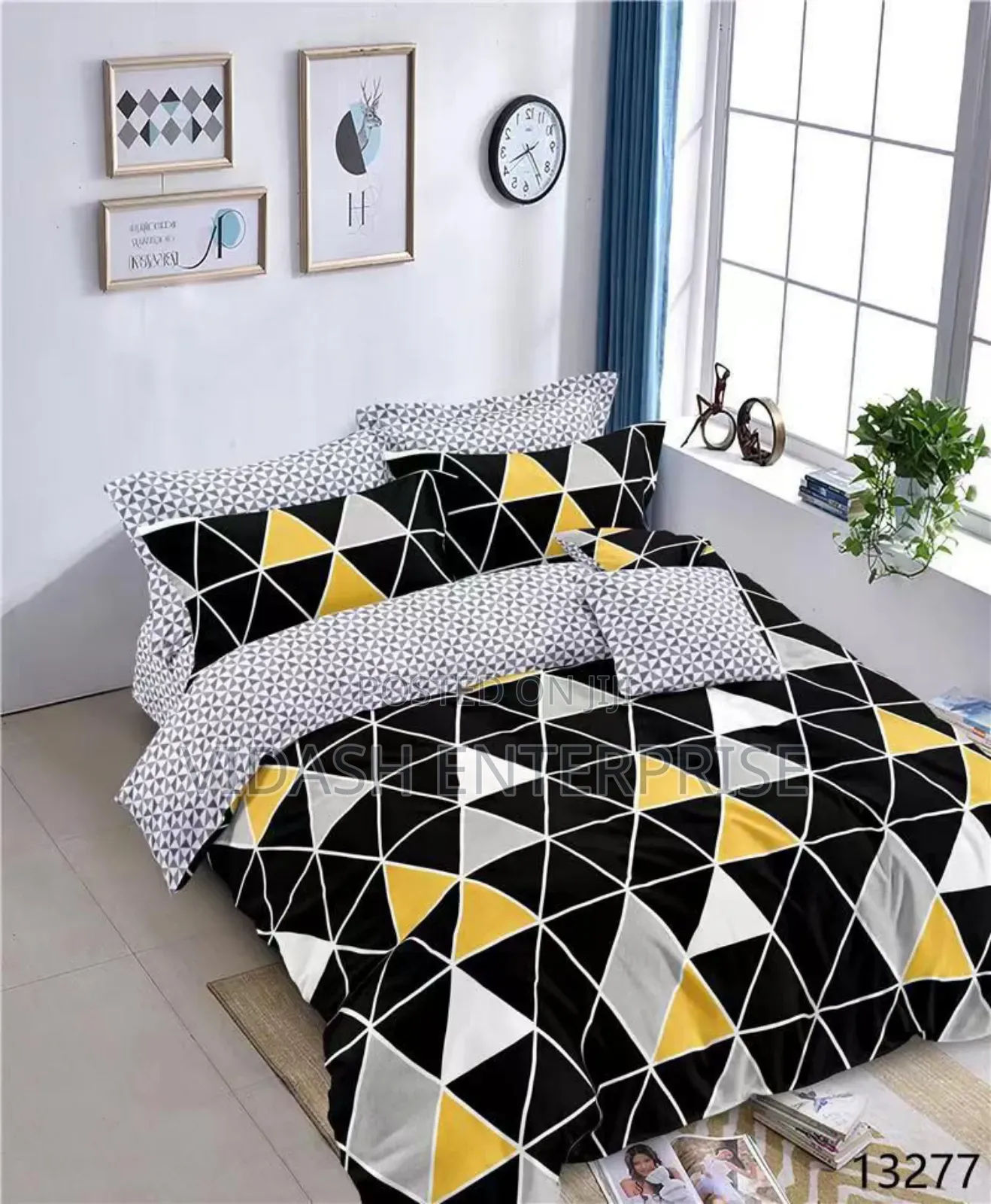 Cotton King Size Duvet Set ( 7 Pieces )