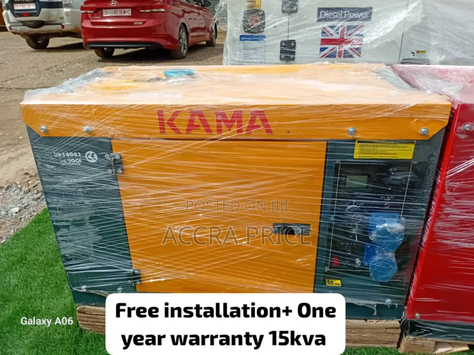 Actual Power Capacity Kama 15kva Diesel Gen 15kva Genset