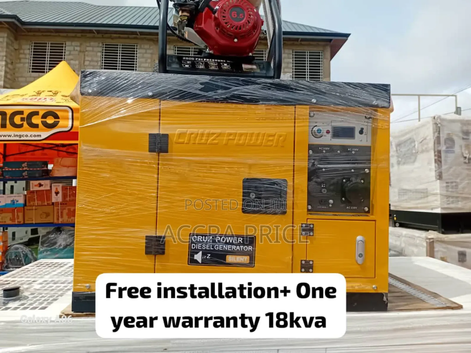 Actual Capacity Cruz Power 18kva Diesel Gen 18kva Genset