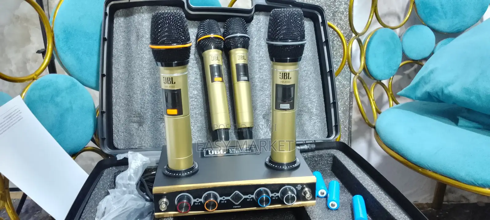Original Chargeable JBL 4 in 1 Mics