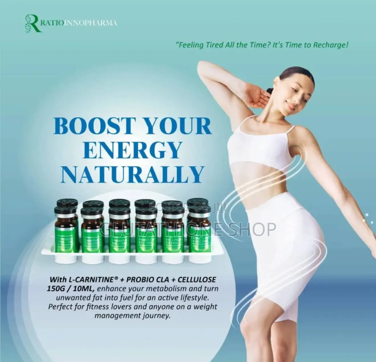 New L-Carnitine + Probio Cla + Cellulose Weight Loss