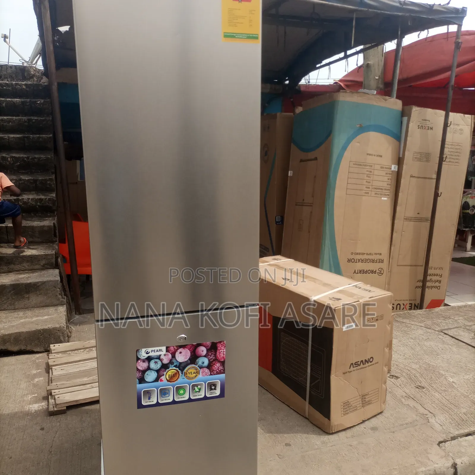 Pearl 260litres Buttom Freezer Refrigerator
