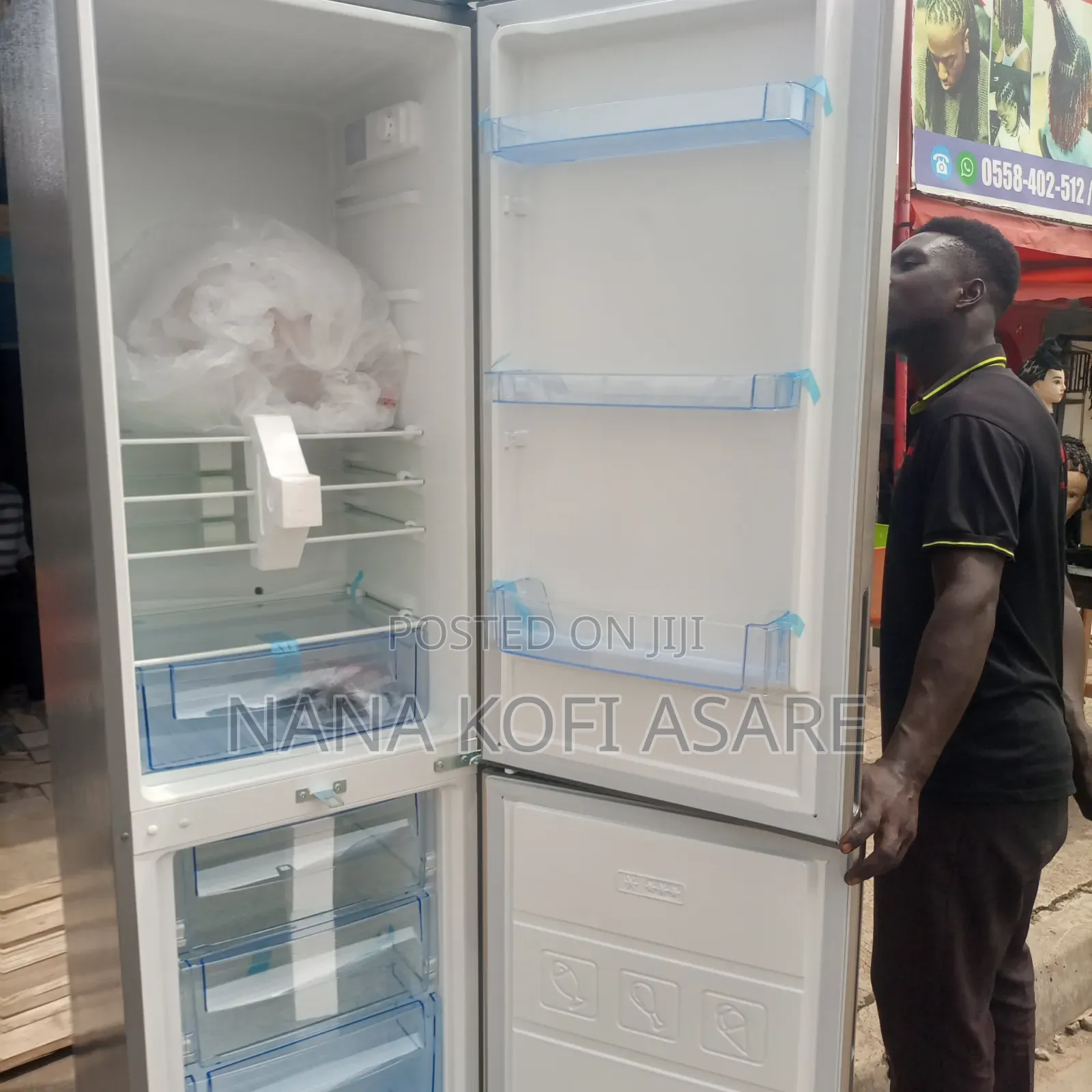 Pearl 260litres Buttom Freezer Refrigerator