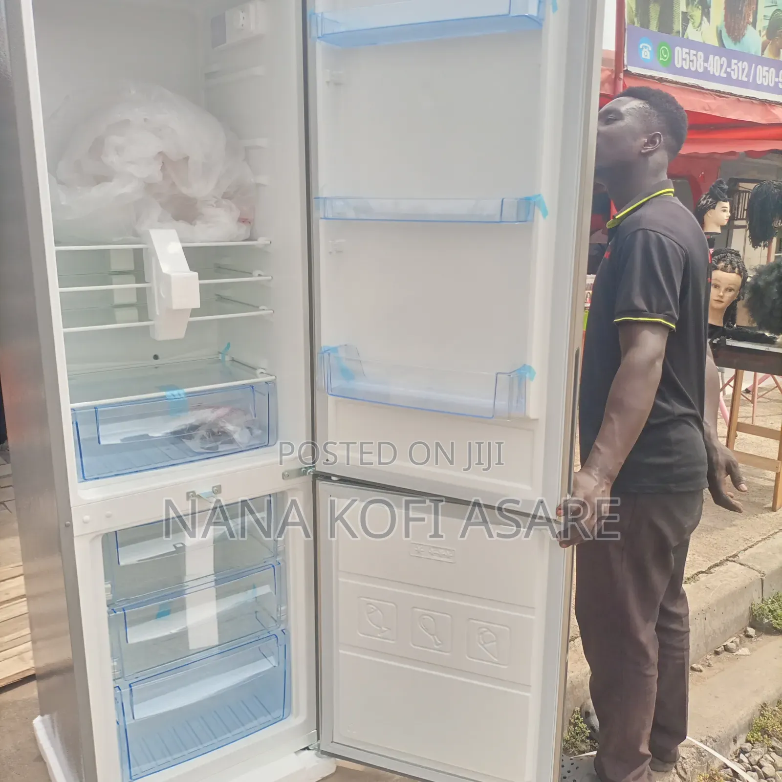 Pearl 260litres Buttom Freezer Refrigerator