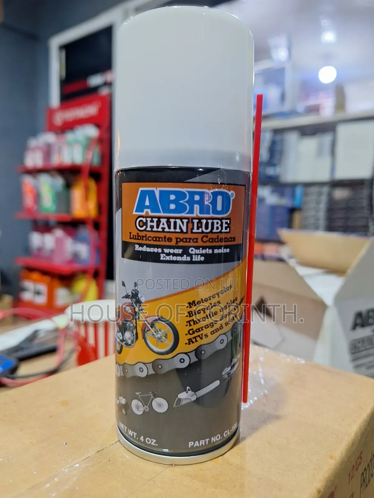 Chain Lube, Abro - Motorbikes, Bicycles,All Chain Systems