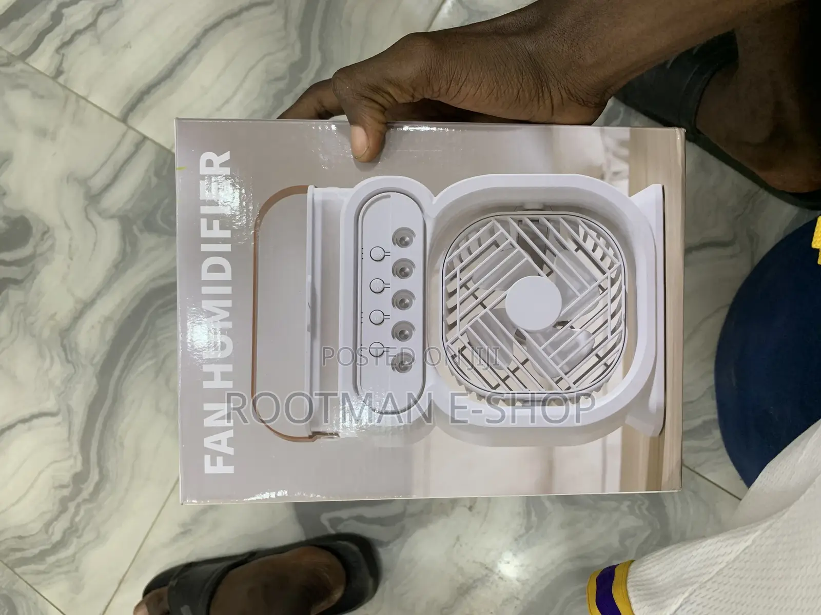 Portable Spray Air Conditioner Electric Table Misting Fan